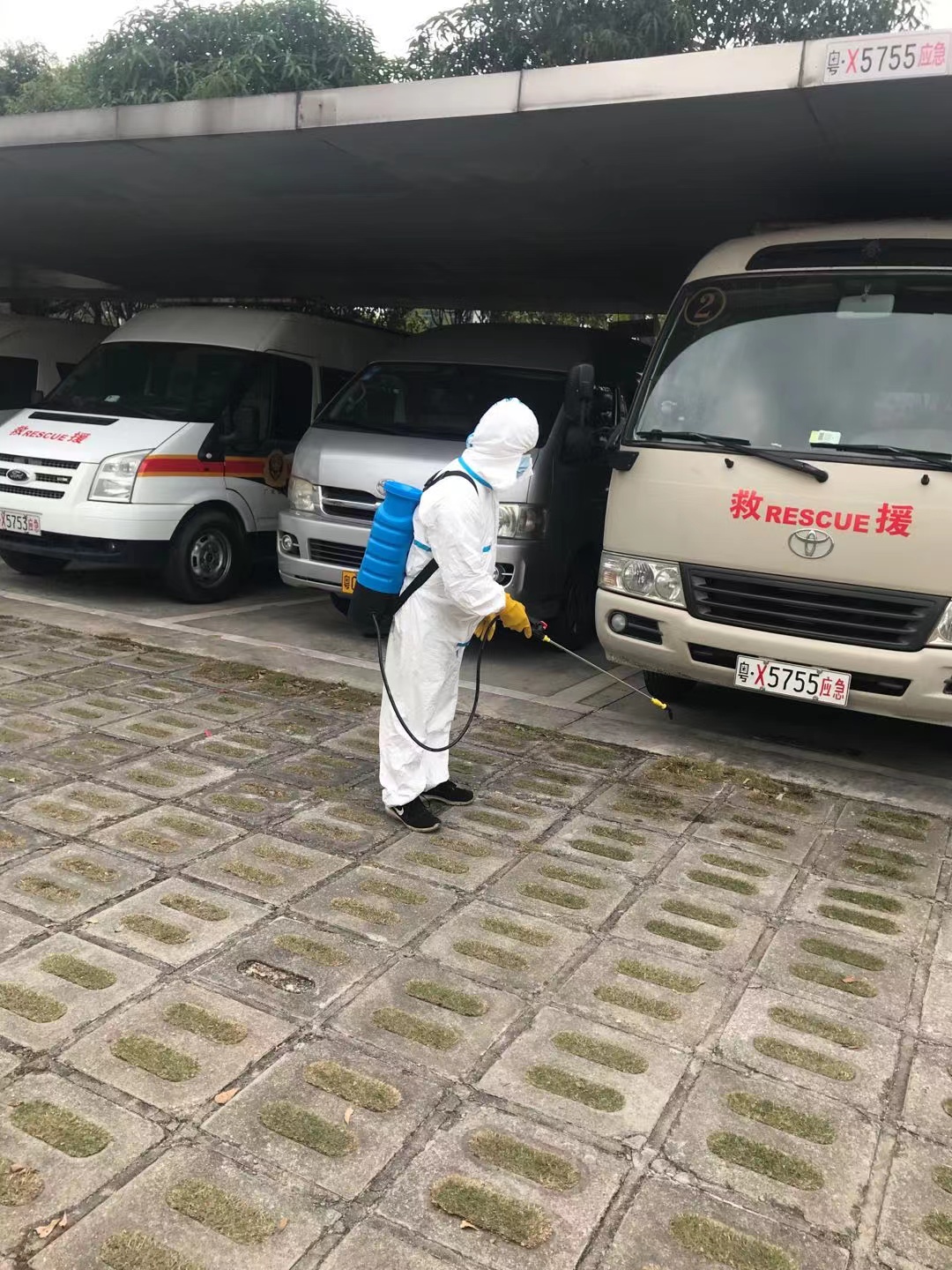 珠海消防局消殺滅四害防疫現(xiàn)場(chǎng)